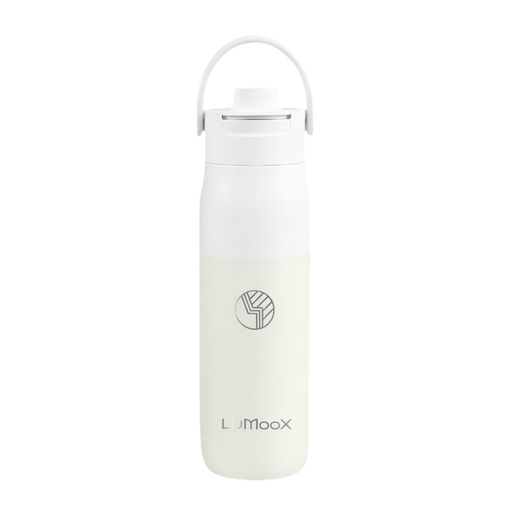 Lumoox fles - beige - 680ml